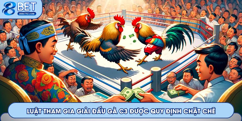 Luật tham gia giải đấu gà C3 được quy định chặt chẽ